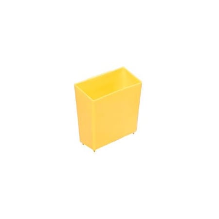 Global Industrial Plastic, Yellow, 4 in H, 4 in W 550115